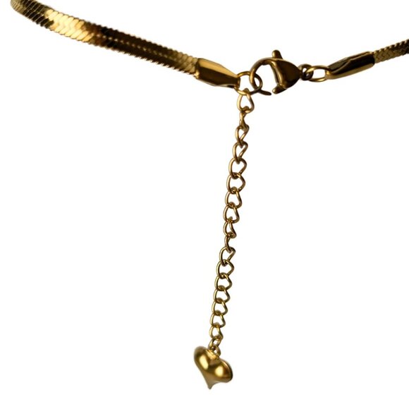 18K Gold Necklace Butterfly Serpentine Chain 16" Length Butterflies Lobster Claw - Picture 5 of 5